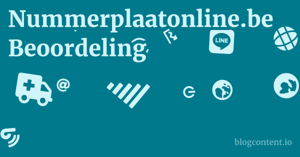 Nummerplaatonline.be Beoordeling 1 by Partners