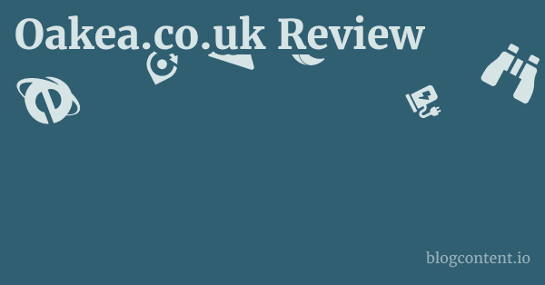 Oakea.co.uk Review 1 by Partners