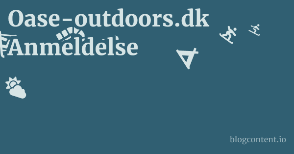 Oase-outdoors.dk Anmeldelse 1 by Partners