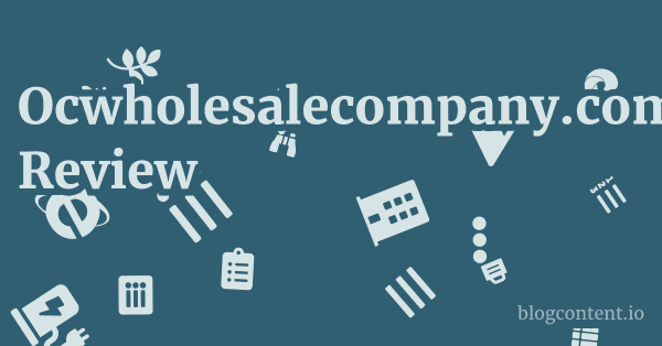 Ocwholesalecompany.com Review 1 by Partners