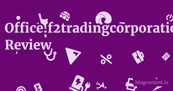 Office.f2tradingcorporation.net Review 1 by Partners