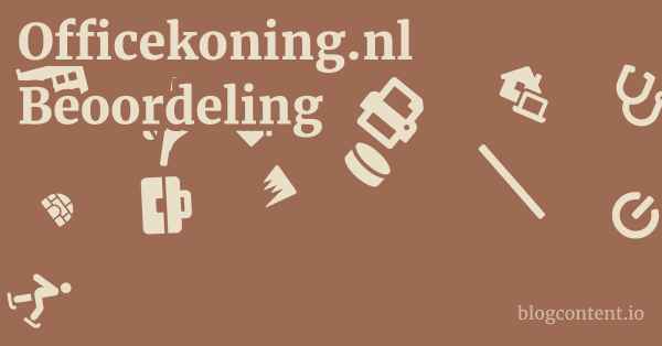 Officekoning.nl Beoordeling 1 by Partners