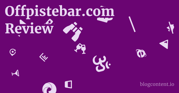 Offpistebar.com Review 1 by Partners