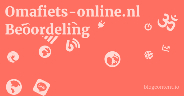 Omafiets-online.nl Beoordeling 1 by Partners