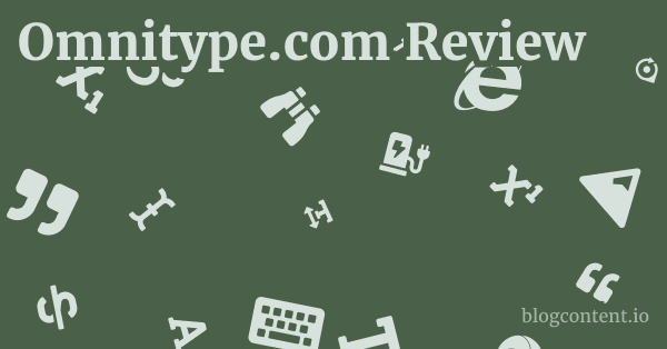 Omnitype.com Review 1 by Partners