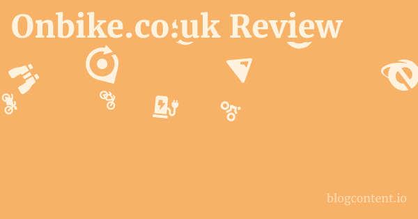 Onbike.co.uk Review 1 by Partners