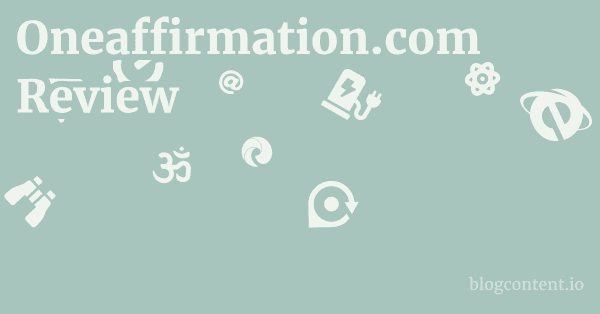 Oneaffirmation.com Review 1 by Partners
