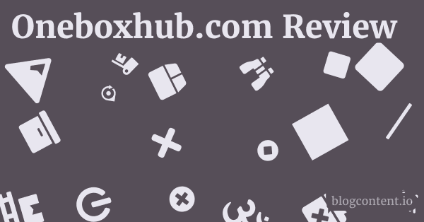 Oneboxhub.com Review 1 by Partners
