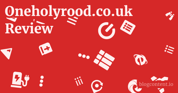 Oneholyrood.co.uk Review 1 by Partners