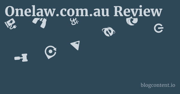 Onelaw.com.au Review