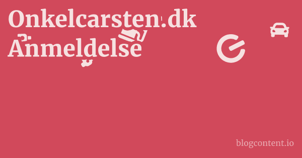 Onkelcarsten.dk Anmeldelse 1 by Partners