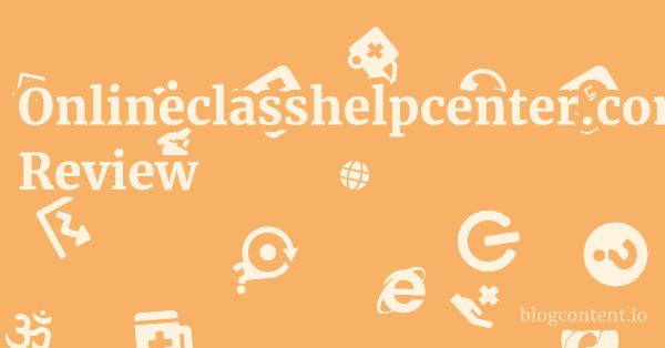 Onlineclasshelpcenter.com Review 1 by Partners