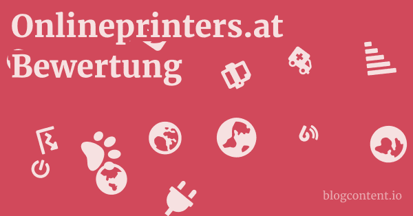 Onlineprinters.at Bewertung