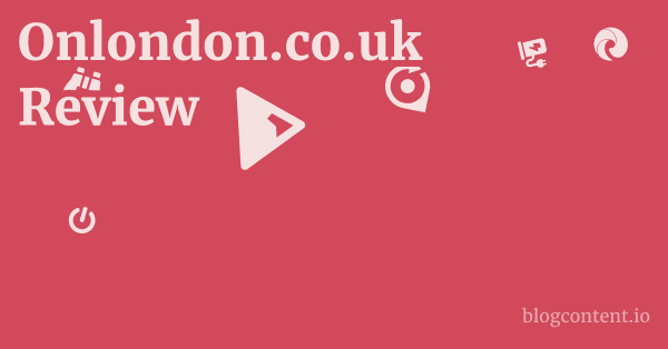 Onlondon.co.uk Review 1 by Partners