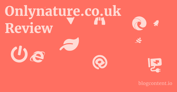 Onlynature.co.uk Review 1 by Partners
