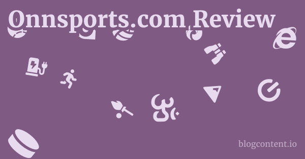 Onnsports.com Review 1 by Partners