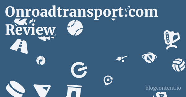 Onroadtransport.com Review 1 by Partners