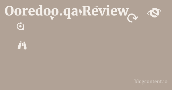 Ooredoo.qa Review 1 by Partners