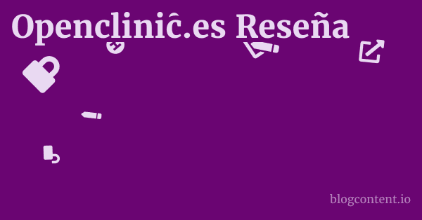 Openclinic.es Reseña 1 by Partners