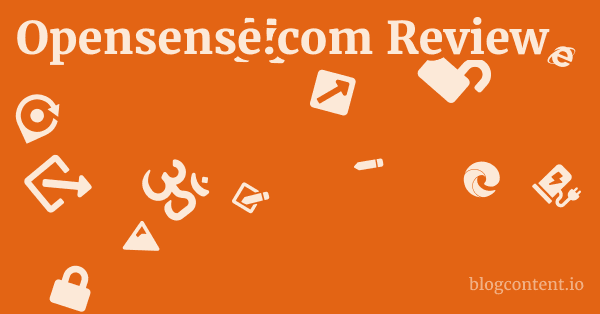 Opensense.com Review 1 by Partners