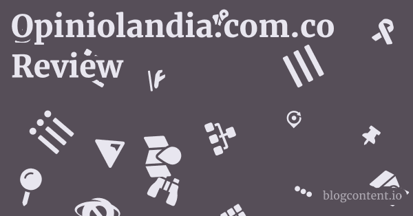 Opiniolandia.com.co Review 1 by Partners