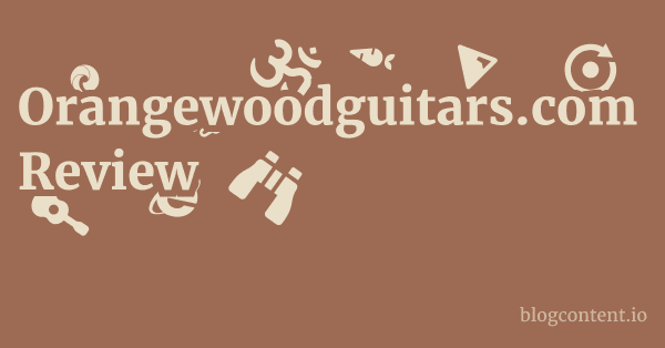 Orangewoodguitars.com Review 1 by Partners