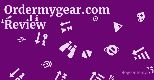 Ordermygear.com Review 1 by Partners