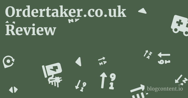 Ordertaker.co.uk Review 1 by Partners