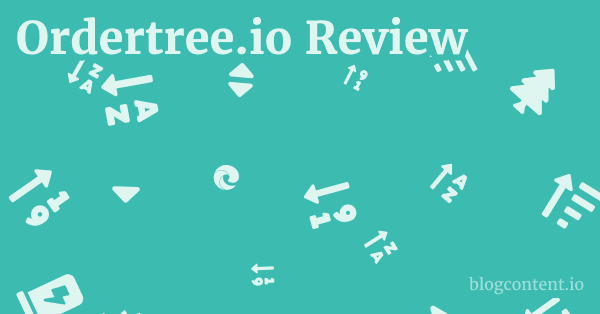 Ordertree.io Review 1 by Partners