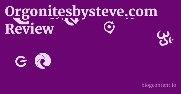 Orgonitesbysteve.com Review 1 by Partners