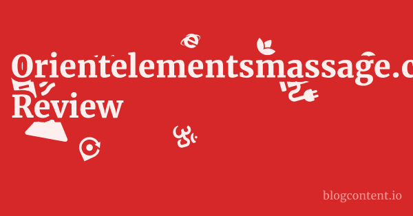Orientelementsmassage.com Review 1 by Partners