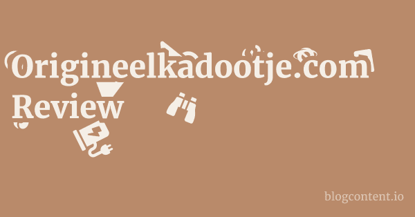 Origineelkadootje.com Review 1 by Partners