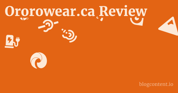 Ororowear.ca Review 1 by Partners