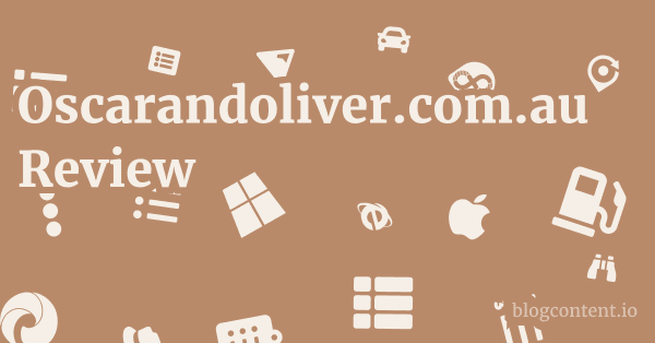 Oscarandoliver.com.au Review 1 by Partners