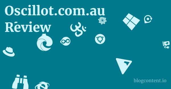 Oscillot.com.au Review 1 by Partners