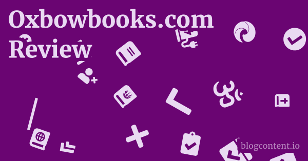 Oxbowbooks.com Review 1 by Partners