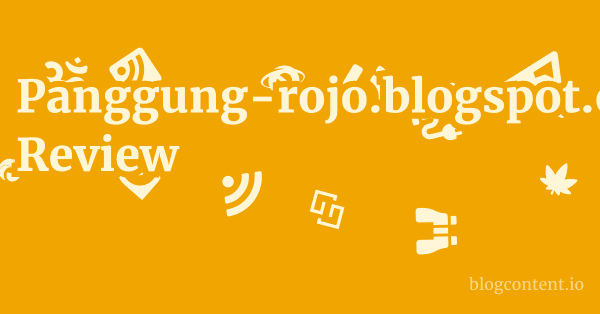 Panggung-rojo.blogspot.com Review 1 by Partners