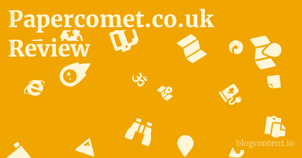 Papercomet.co.uk Review 1 by Partners