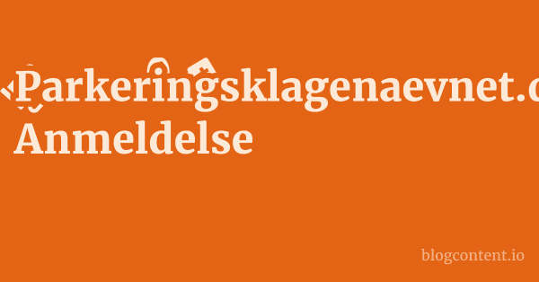 Parkeringsklagenaevnet.dk Anmeldelse 1 by Partners