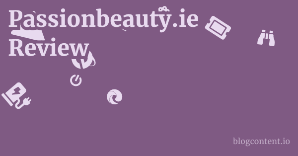 Passionbeauty.ie Review 1 by Partners
