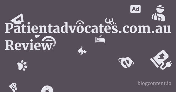 Patientadvocates.com.au Review 1 by Partners
