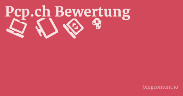 Pcp.ch Bewertung 1 by Partners