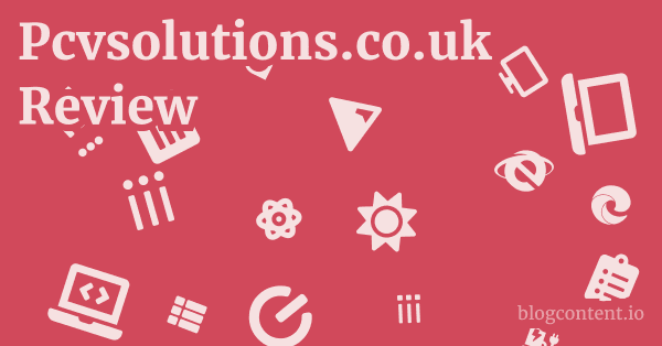 Pcvsolutions.co.uk Review 1 by Partners