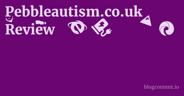 Pebbleautism.co.uk Review 1 by Partners
