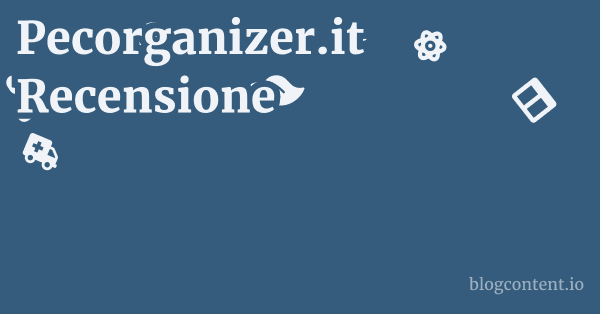 Pecorganizer.it Recensione