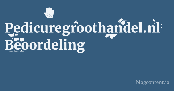 Pedicuregroothandel.nl Beoordeling 1 by Partners
