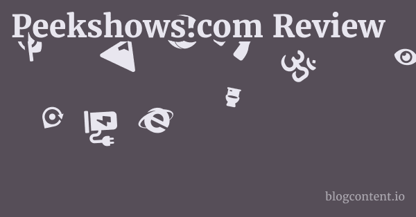 Peekshows.com Review 1 by Partners