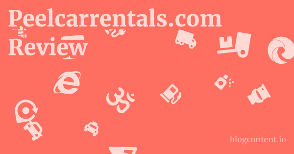 Peelcarrentals.com Review