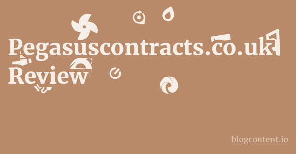 Pegasuscontracts.co.uk Review 1 by Partners