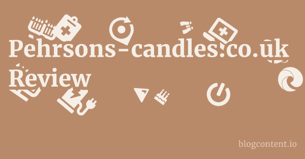 Pehrsons-candles.co.uk Review 1 by Partners